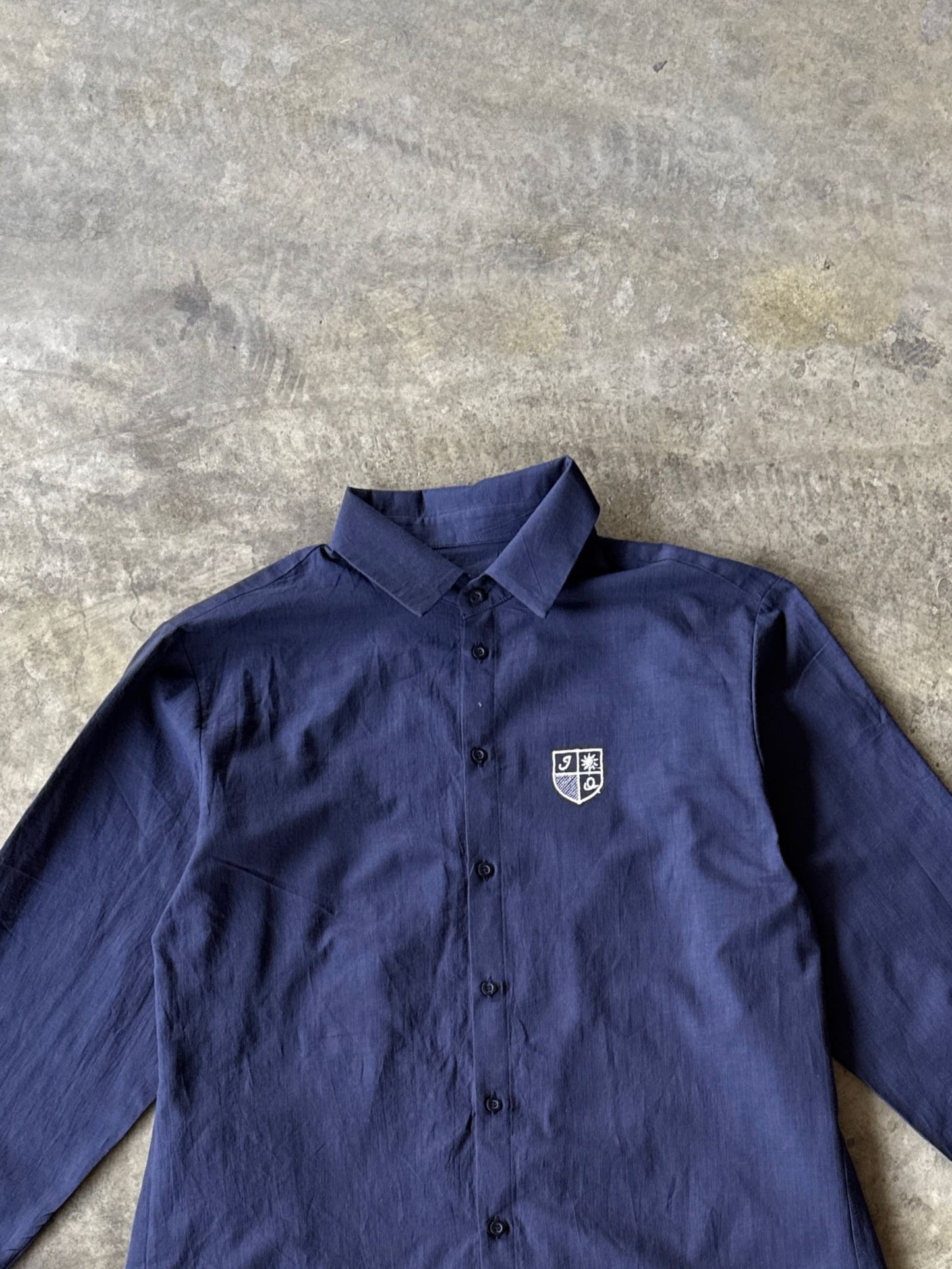 Рубашка Jazirama LOGO (темно-синяя)