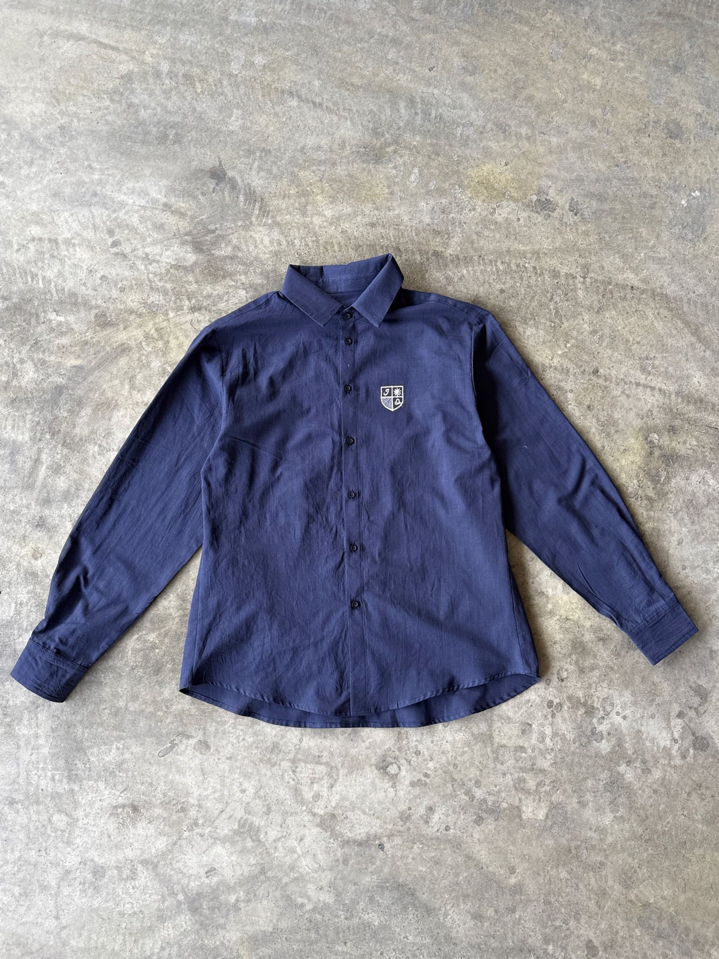 Рубашка Jazirama LOGO (темно-синяя)