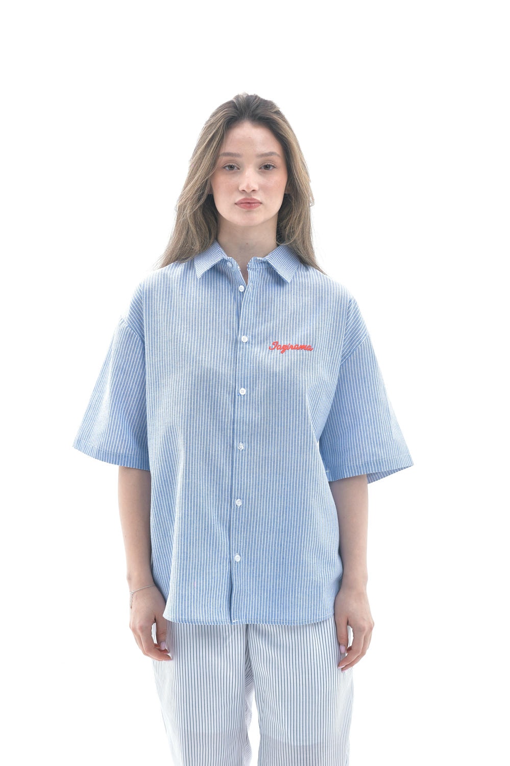 Рубашка JAZIRAMA (голубая)